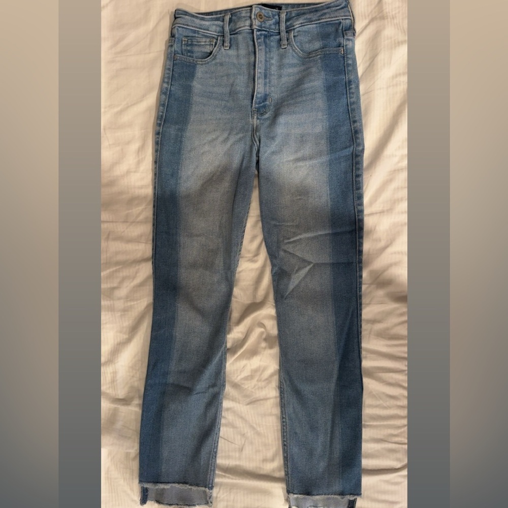 Hollister High Rise Women Jeans - Light and Dark Blue